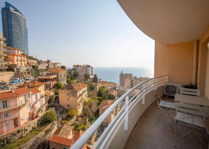 Somptueux Deux Pieces Vue + Parking Apartmán Beausoleil